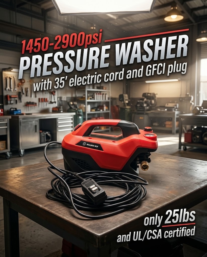 RV Sewer Cleaning Kit — pressure washer components